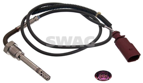 Sensore, Temperatura gas scarico - 30 94 9262 SWAG